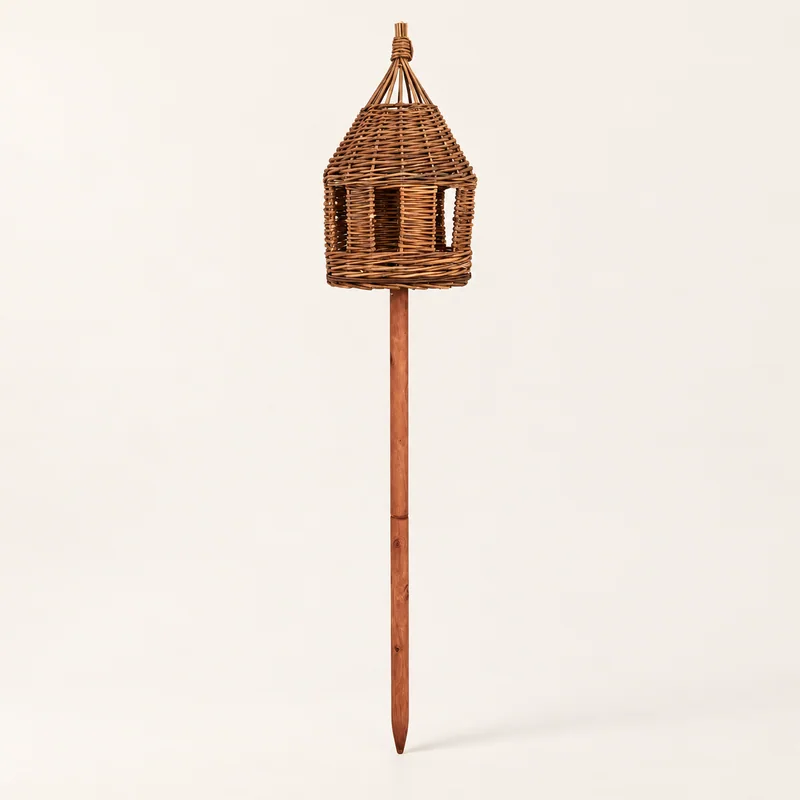 Birdhouse Garden Stake