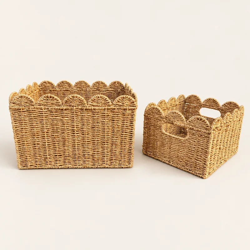 Scalloped Baskets — 3